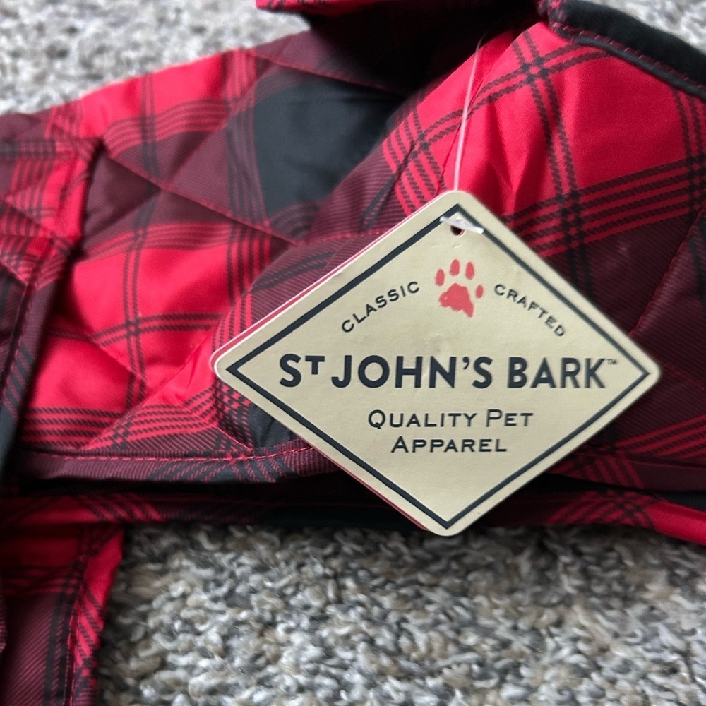 St. John’s Bark NWT checkered quilted vest Size small - Picture 2 of 6